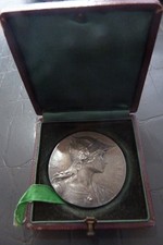 MEDAILLE BRONZE ARGENTE PROSE et POESIE 1897- grav RIVET- nominative 45mm 53grs