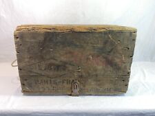 Ancienne Boîte De Transport En Bois Pour Machine à écrire Underwood