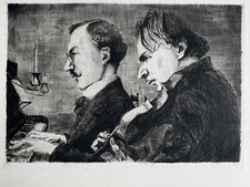Achille Ouvré gravure etching
