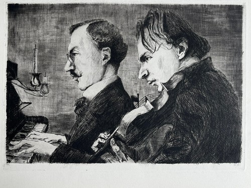 Achille ouvré gravure - ouvré,