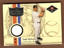 Todd Helton 2001 Platinum