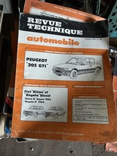 Revue Technique RTA Peugeot 205 GTI 