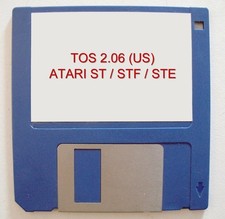 Disquette TOS 2.06 (U.S - 60hz boot) UPGRADE FLOPPY DISK ATARI ST STE MEGA ST