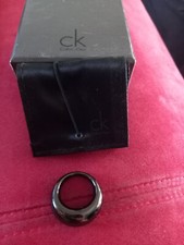 Bague Calvin Klein, noire