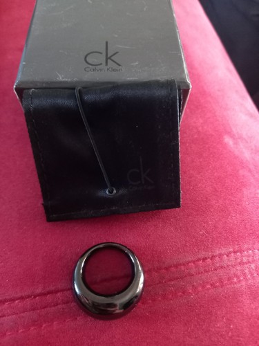 Bague calvin klein - bague, noire