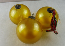 Lot 3 anciennes boules Noël