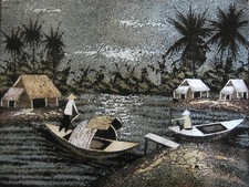 TABLEAU LAQUE ARTISANAT DU