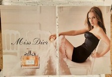 Publicité papier Parfum. Perfume Ad  C. Dior Miss Dior de 2015