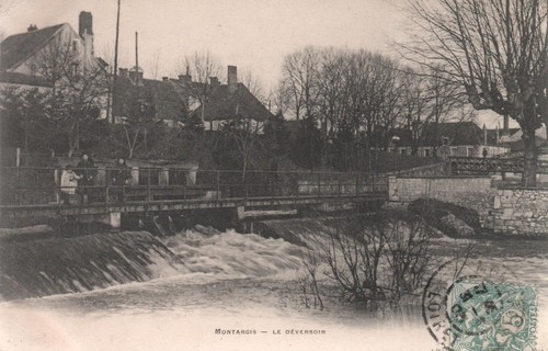 Cpa montargis deversoir - 45,