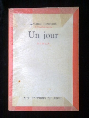 Maurice genevoix jour - jour/, aux