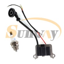  Bobine d'allumage pour débroussailleuse avec 2 temps 52 cc 3 CV taille-haie