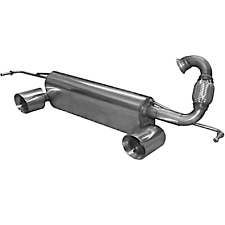 Fox Smart 453 Forfour 2x100mm Sport Double Tuyau pour Original Brabus