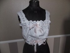 ANCIEN CACHE CORSET EN DENTELLE FEMME