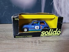 RENAULT 5 TURBO "TOUR de CORSE 1980" de B. Saby...  SOLIDO N°1023...... 1/43ème 
