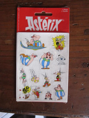 Plaque autocollant asterix - autocollant,