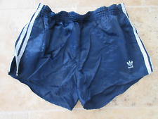 Short ADIDAS vintage nylon polyamide TREFOIL course brillant 80's D7 95 XL