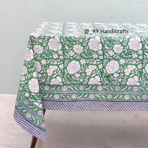Nappe verte imprimée la - imprimée, à