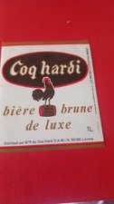 Étiquette biere du COQ HARDI