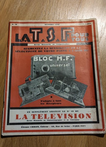 Revue magazine livre ancien - ancien, la