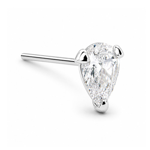 Teardrop nose stud - teardrop,