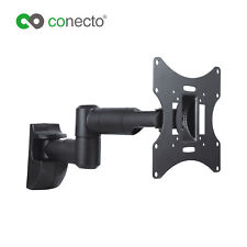 LCD LED TV Support Mural TV Neig. Pivotant Télescopique 10-42 Pouces Noir