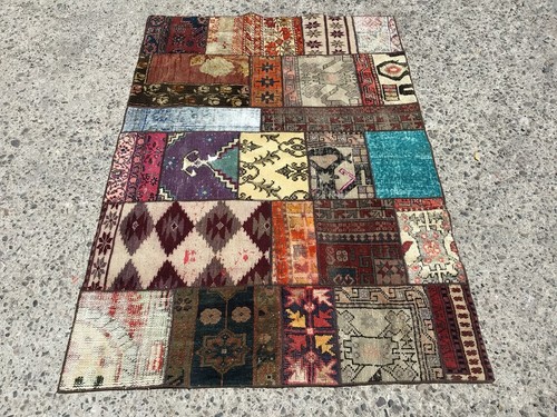 Tapis patchwork vintage - tapis, patchwork,