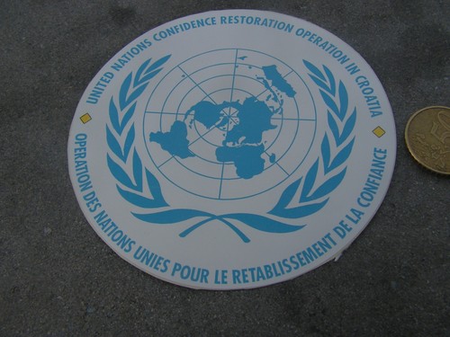 Autocollant militaire onu - autocollant,