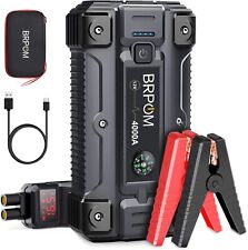 Booster Batterie 4000A 26800mAh Jump Starter Portable (Jusqu’à 10L Diesel