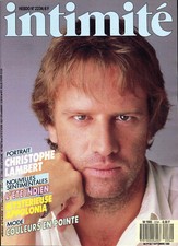 Magazine INTIMITE n° 2234/1988,  Christophe LAMBERT, C.JEROME, Florent PAGNY.