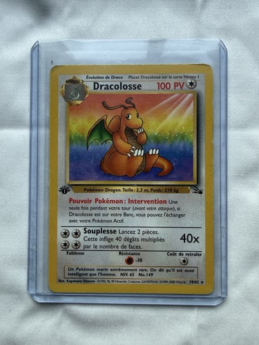 Carte pokémon dracolosse - carte,