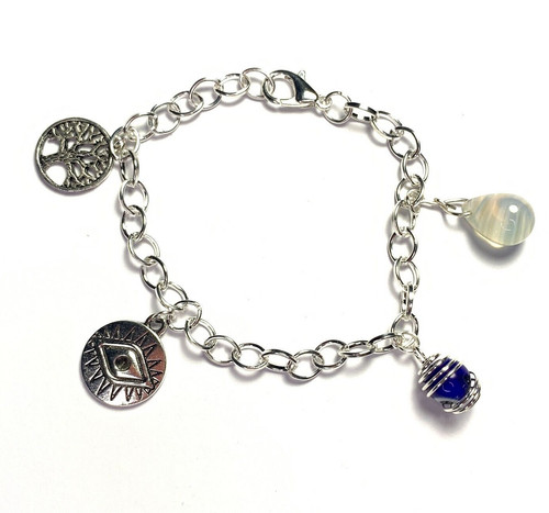 Bracelet breloques oeil - à,