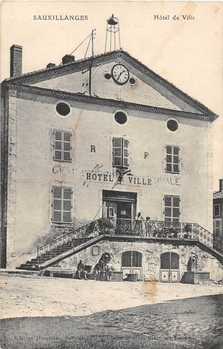 Cpa sauxillanges hotel de - cpa,