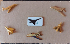 DASSAULT AVIATION : Lot de 6 Pin's dorés dont Rafale