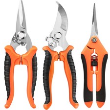 Lot de 3 sécateurs de jardin