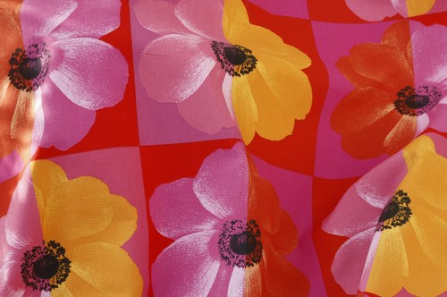 Tissu ameublement fleurs - tissu,