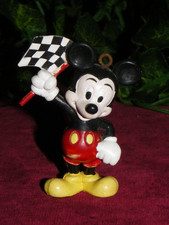 Figurine Mickey Drapeau de course Disney Vintage