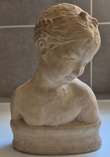Ancien buste de femme XIXe siècle