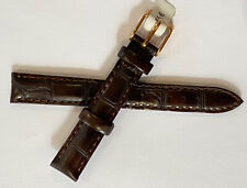 BRACELET NEUF MARQUE DANIEL WELLINGTON CUIR MARRON @ 13 MM LARGEUR @ AVEC BOUCLE