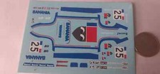 decals decalcomanie renault r5 turbo banania 1/43