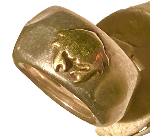 Bague moderniste argent et - bague,