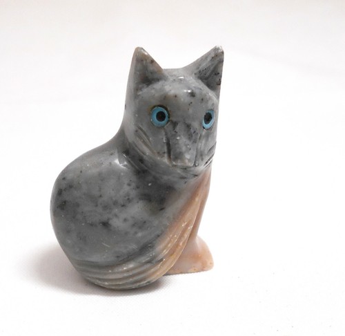 Chat stéatite miniature - en,
