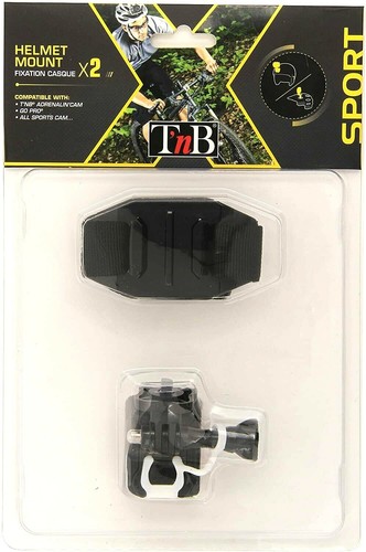 Fixation casque caméra sport - casque,