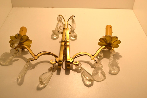 Paire appliques bronze - d'appliques, /