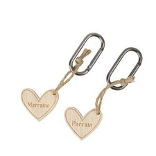 2 PORTE-CLÉS MOUSQUETONS