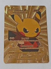 JIREN DRAGON BALL Z DBZ PIKACHU POKEMON COSPLAY CARTE HOLO PRISM ANIME MANGA BD