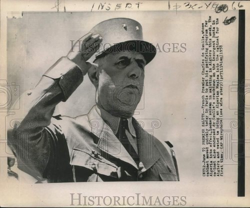 1958 press photo french - press,