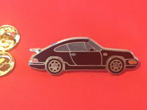 Pins porsche noire facon - pins,