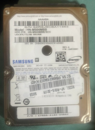 Disque dur sata samsung 500 - dur,