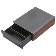 Boîte à expresso en noyer