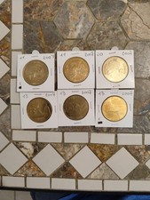 jetons touristiques MDP Divers Année 2007 Lot De 6